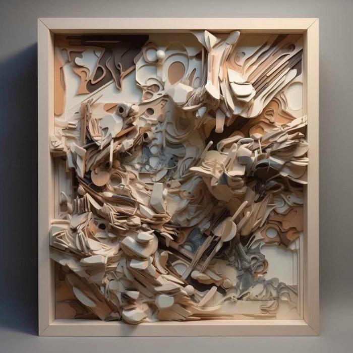 نموذج ثلاثي الأبعاد لآلة CNC 3D Art 